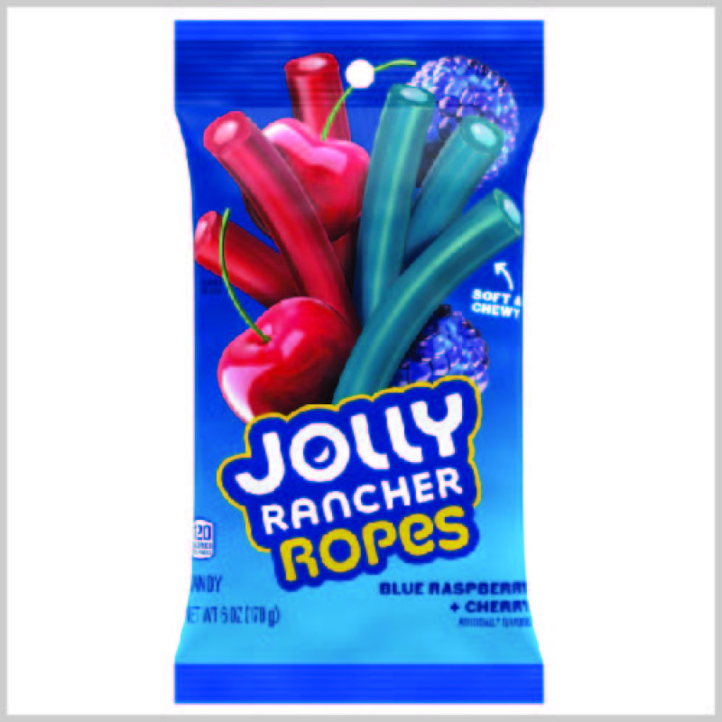 JOLLY RANCHER ROPES 6OZ BLUR RASP + CHERRY - 010700557308